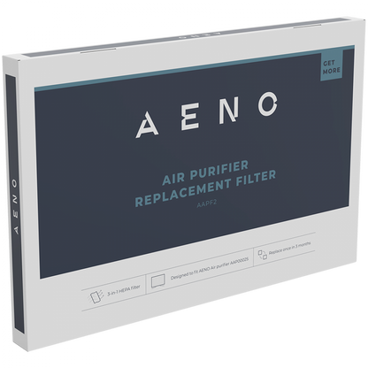HEPA 13 Activated Carbon Filter for Aeno AAPF2 Air Purifier, Black