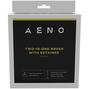 Szczotka owalna 2w1 do mopa parowego Aeno ASMOB1 czarna