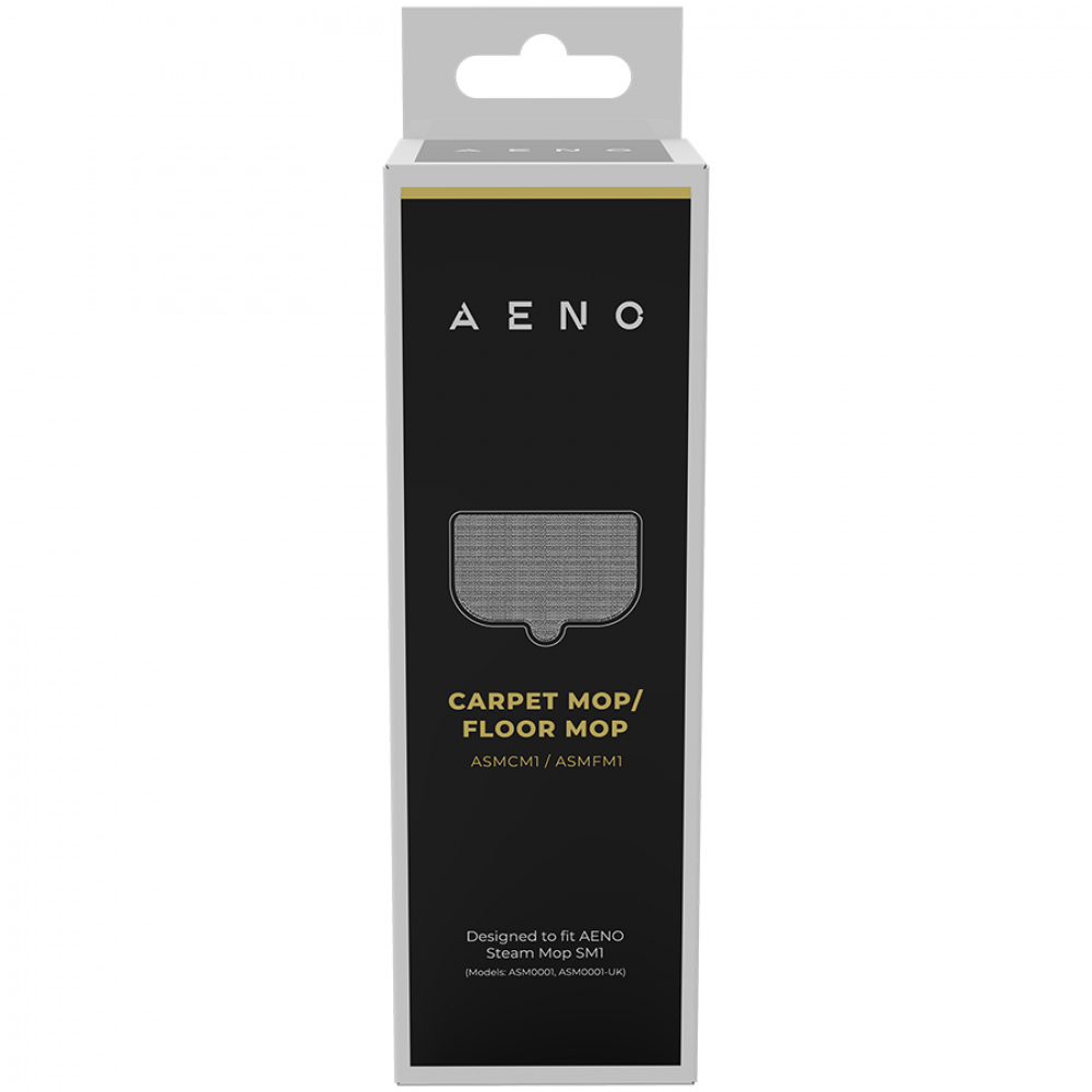 Nakładka z mikrofibry do mopa parowego 260 x 155 mm Aeno ASMFM1 biały