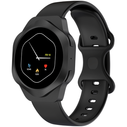 Canyon Hexagon 88 Bluetooth Smartwatch für Anrufe, schwarz