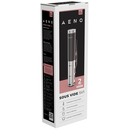 Sous Vide Aeno SV1 95°C 100h 4 programy LCD IPX7 czarno srebrny