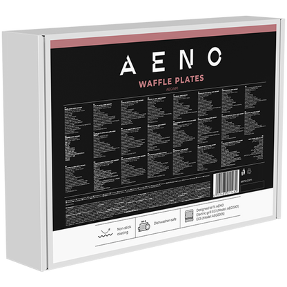 Płyta do gofrów 290x234 mm do grilli Aeno AEGWP1 czarna