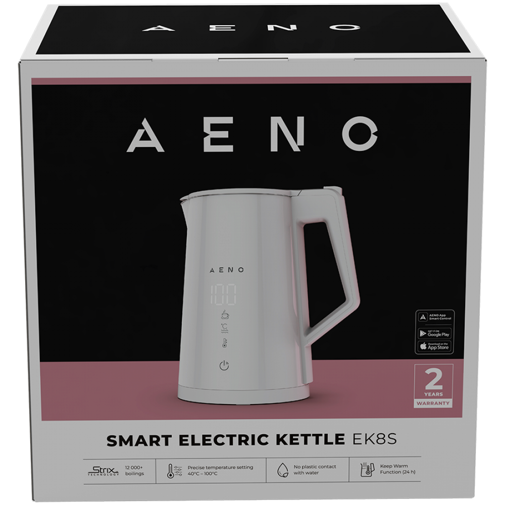 Aeno Wasserkocher EK8S 1,7 L weiß