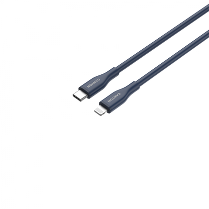 Kabel C-L 60W MFI 1m silikonowy Canyon CLNM60 niebieski