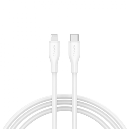Kabel C-L 60W MFI 1m silikonowy Canyon CLNM60 biały