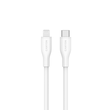 Cable C-L 60W MFI 1m Silicone Canyon CLNM60 White