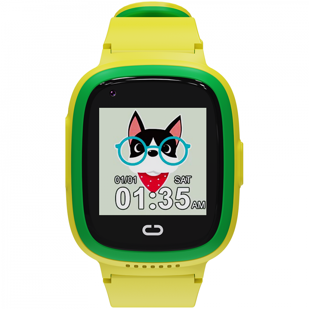 Smartwatch für Kinder mit GPS und 4G Videoanruf Canyon Sunny KW-48 gelb