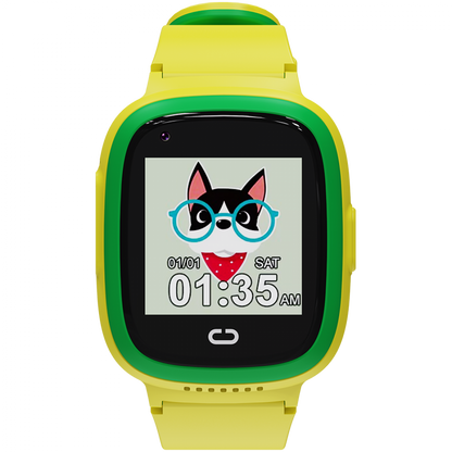 Smartwatch für Kinder mit GPS und 4G Videoanruf Canyon Sunny KW-48 gelb