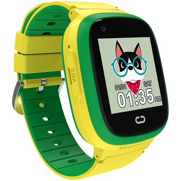 Smartwatch für Kinder mit GPS und 4G Videoanruf Canyon Sunny KW-48 gelb