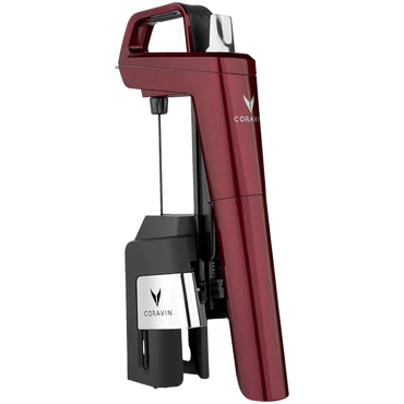 CORAVIN Timeless Six Plus System do przechowywania wina Burgundowy