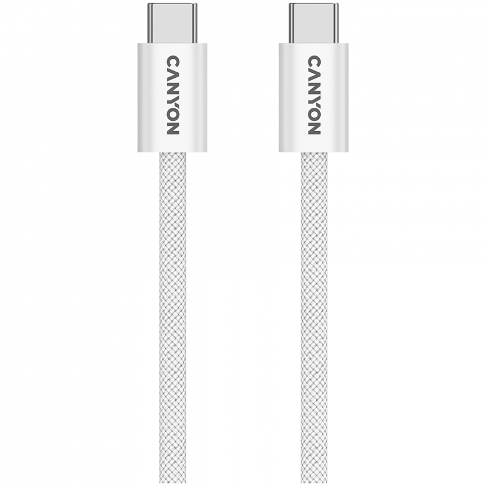 Kabel magnetyczny OnWire 60MG USB-C - USB-C 60W 1m Canyon 60MG biały