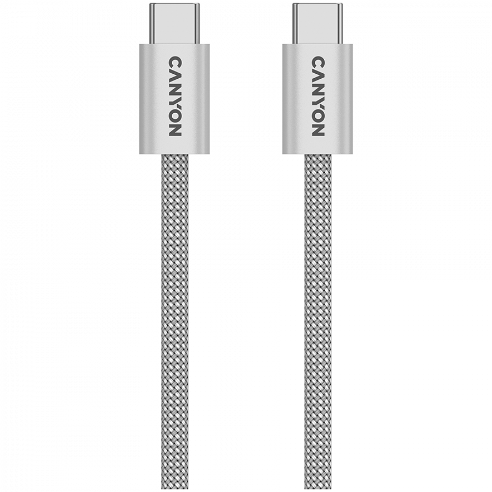 Kabel magnetyczny OnWire 60MG USB-C - USB-C 60W 1m Canyon 60MG szary