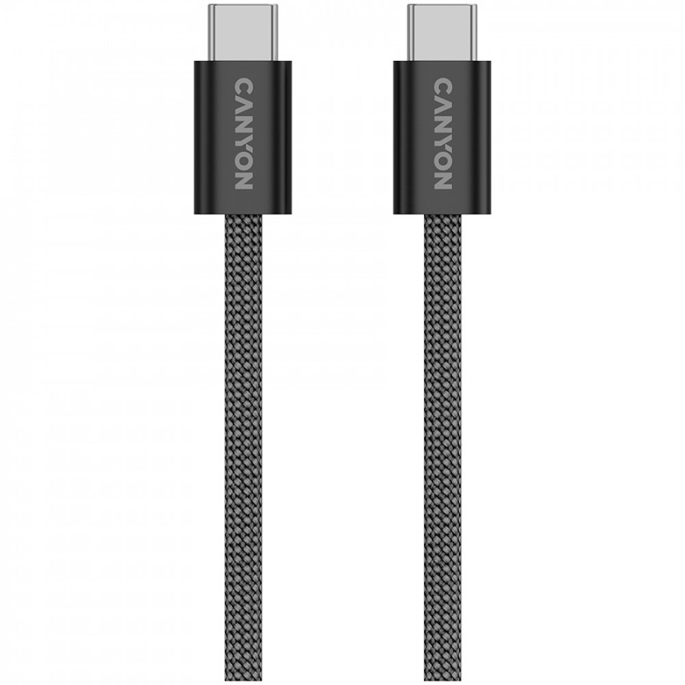 Kabel magnetyczny OnWire 60MG USB-C - USB-C 60W 1m Canyon 60MG czarny