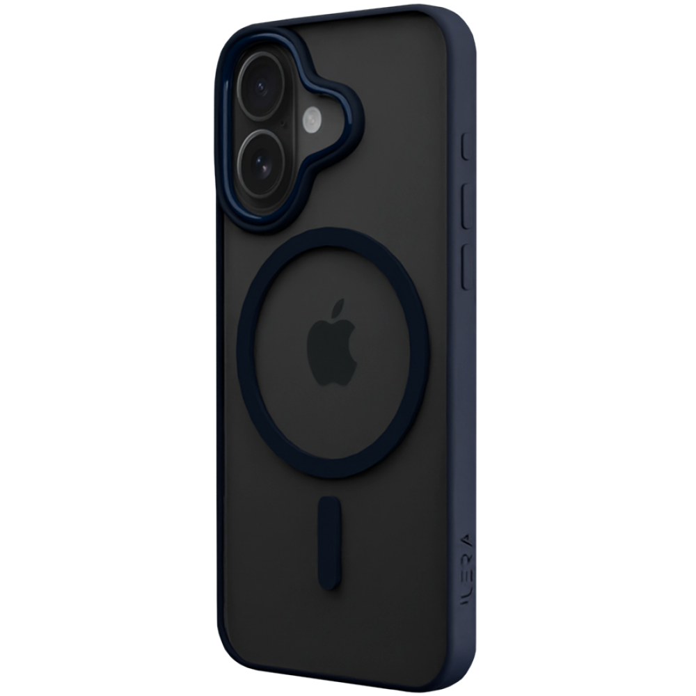 Etui ochronne iLera Go ColorAnt Clear Case do iPhone 16 niebieskie