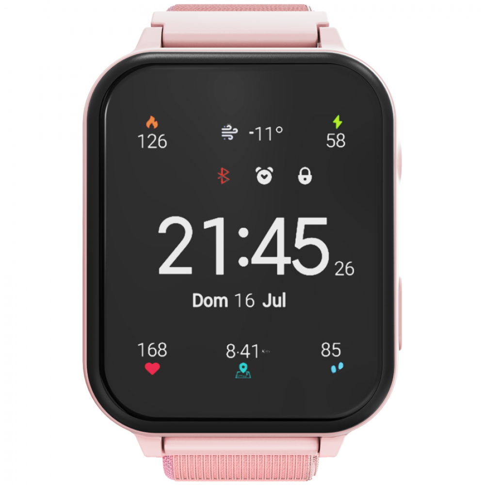 Smartwatch für Kinder MP3 Lernen und Spielen Canyon KW-37 rosa
