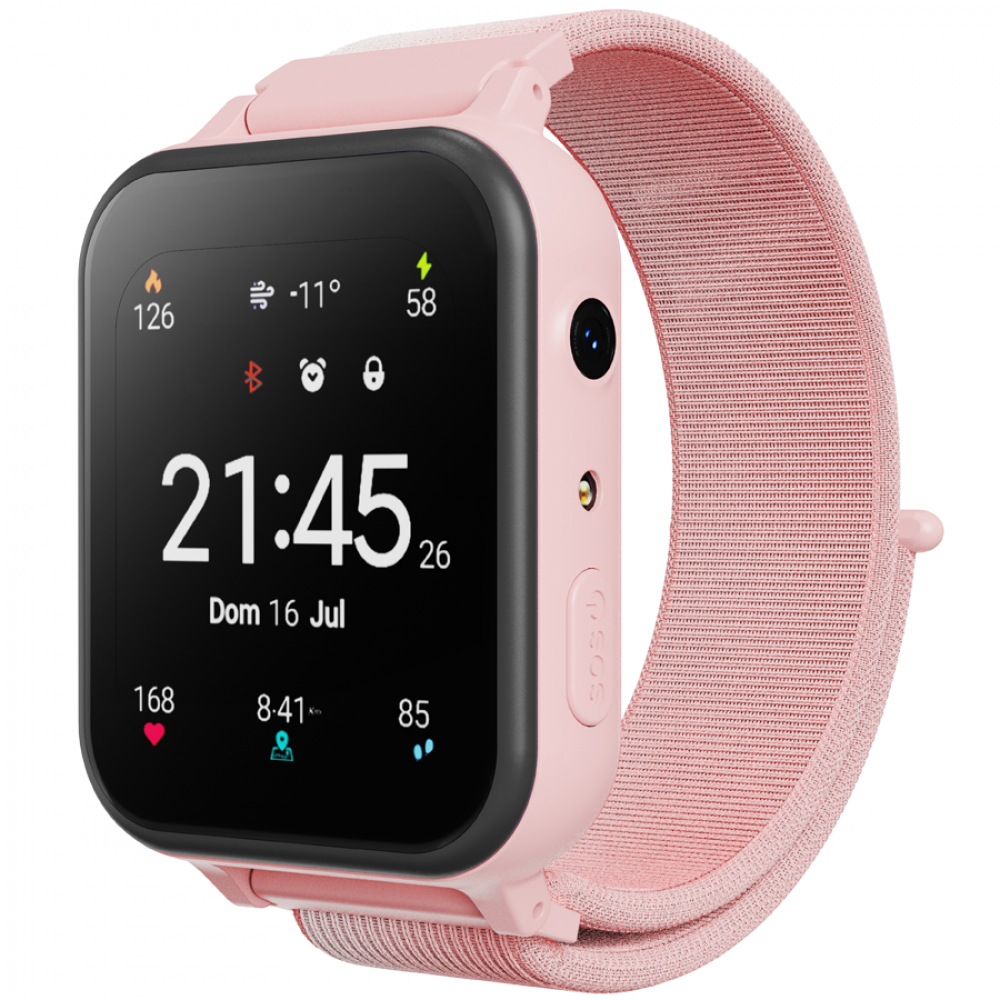 Smartwatch für Kinder MP3 Lernen und Spielen Canyon KW-37 rosa