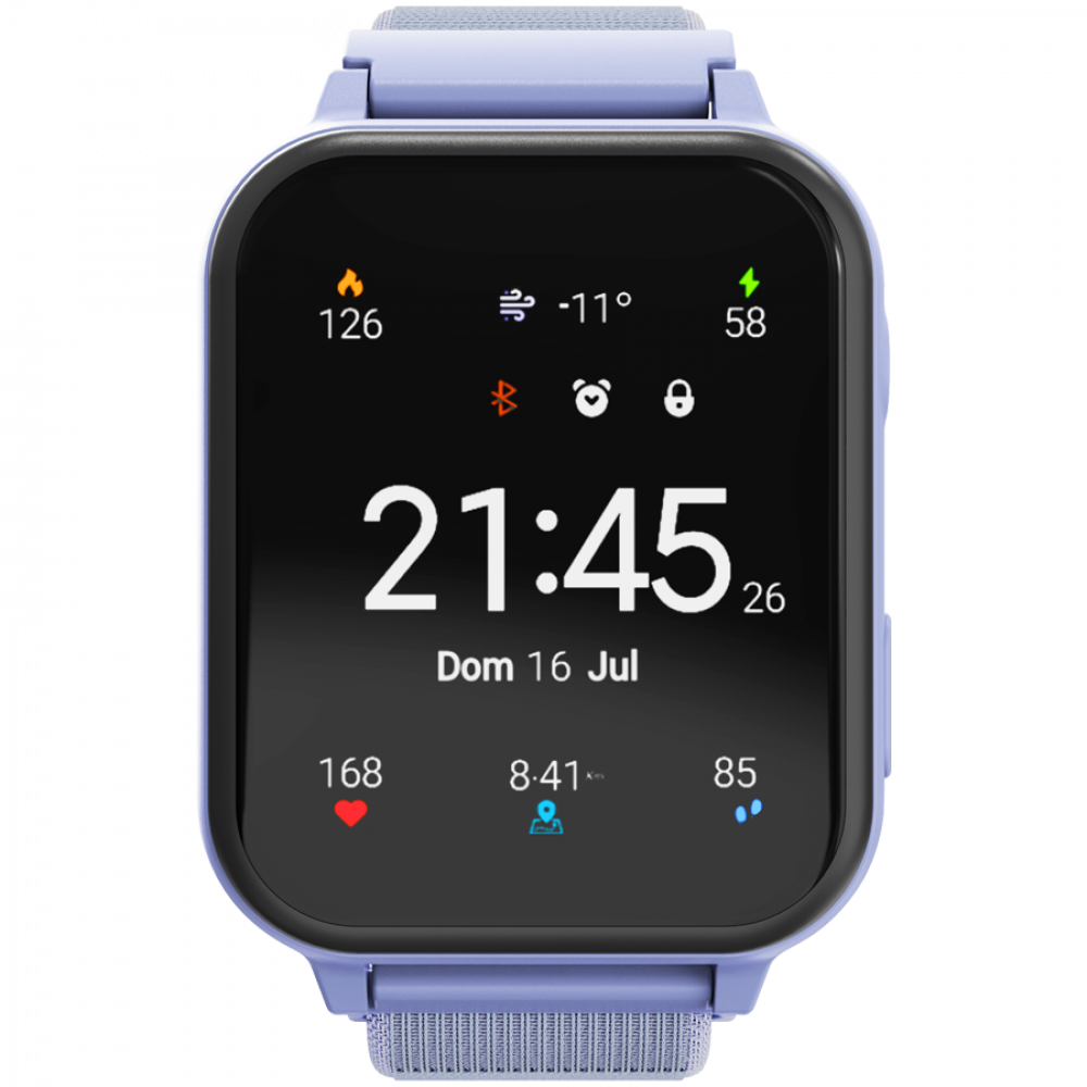 Smartwatch für Kinder MP3 Lernen und Spielen Canyon KW-37 blau
