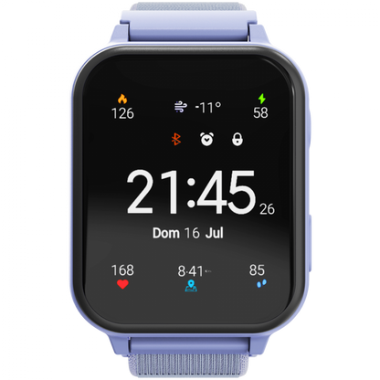 Smartwatch für Kinder MP3 Lernen und Spielen Canyon KW-37 blau