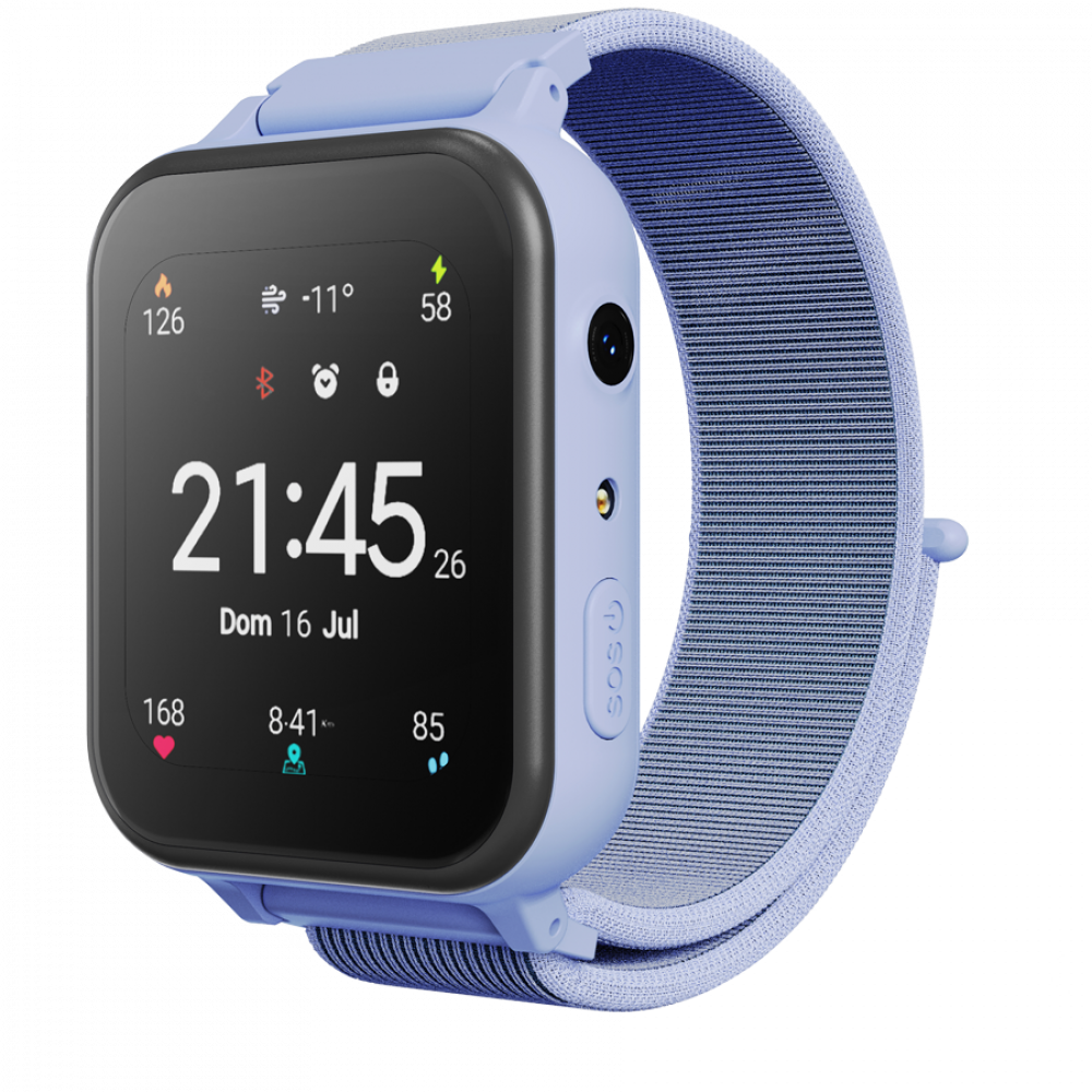 Smartwatch für Kinder MP3 Lernen und Spielen Canyon KW-37 blau