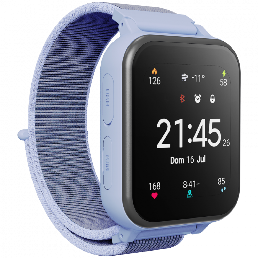 Smartwatch für Kinder MP3 Lernen und Spielen Canyon KW-37 blau