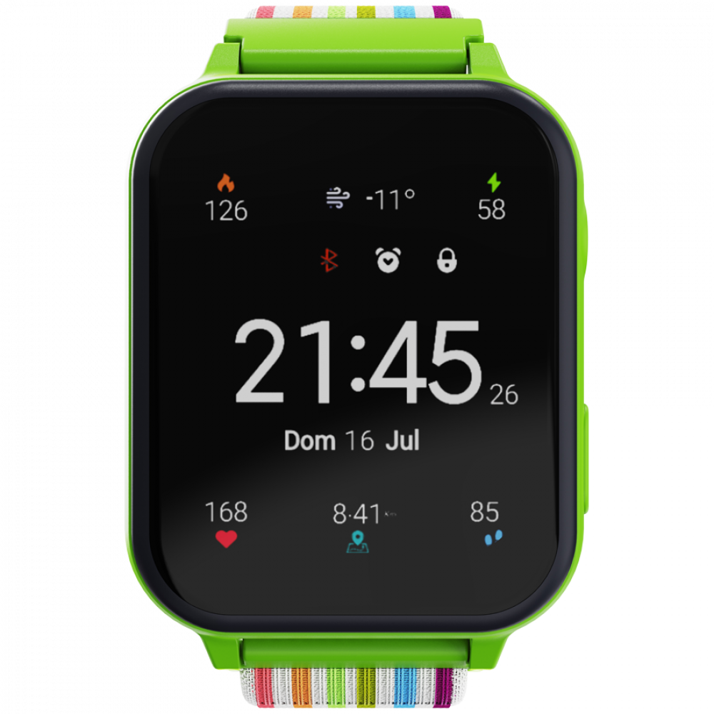 Canyon KW 37 Kinder-Smartwatch grün MP3 zum Lernen und Spielen