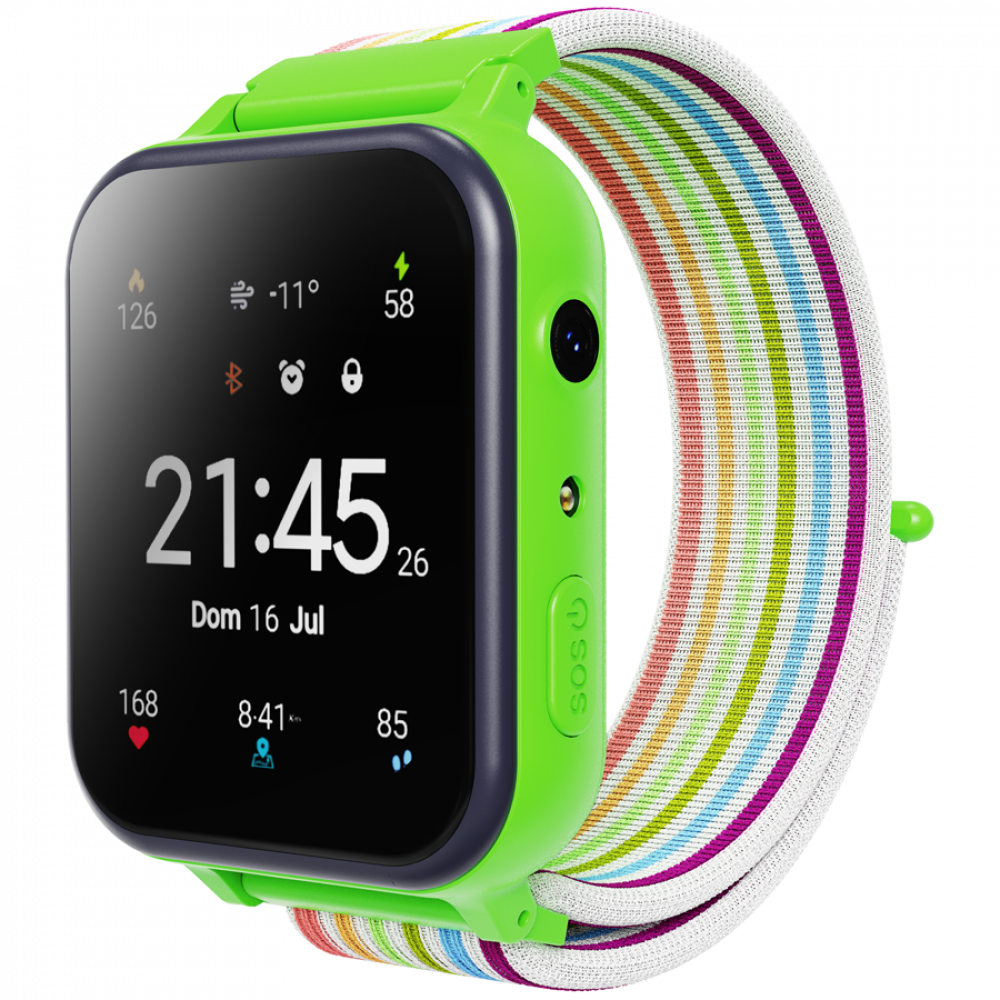 Canyon KW 37 Kinder-Smartwatch grün MP3 zum Lernen und Spielen