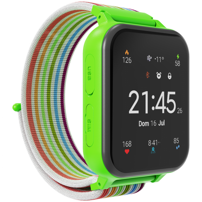 Canyon KW 37 Kinder-Smartwatch grün MP3 zum Lernen und Spielen