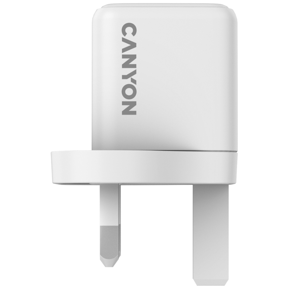 Ładowarka sieciowa 20W GaN 1xPD UK Canyon CU20C biała