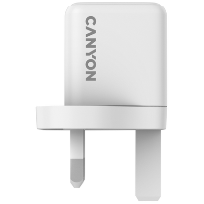 Ładowarka sieciowa 20W GaN 1xPD UK Canyon CU20C biała