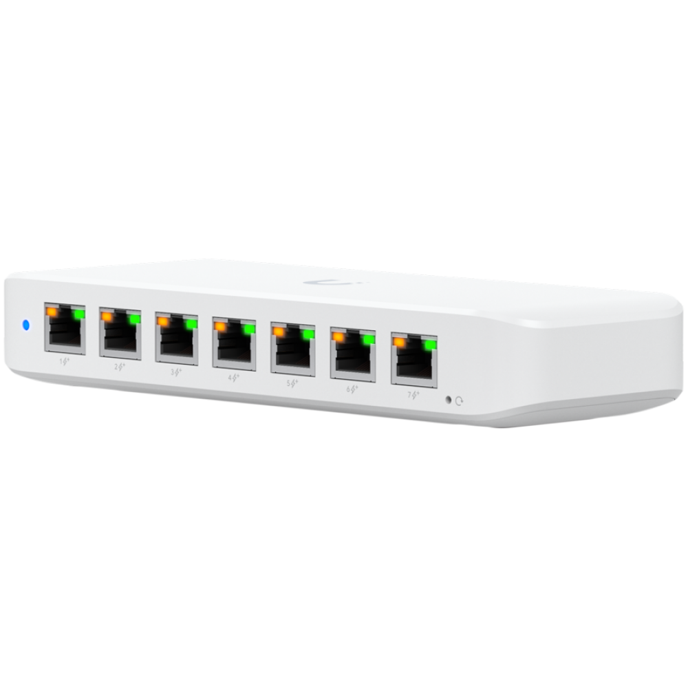 UBIQUITI UniFi Switch Ultra 8-Port mit PoE, weiß