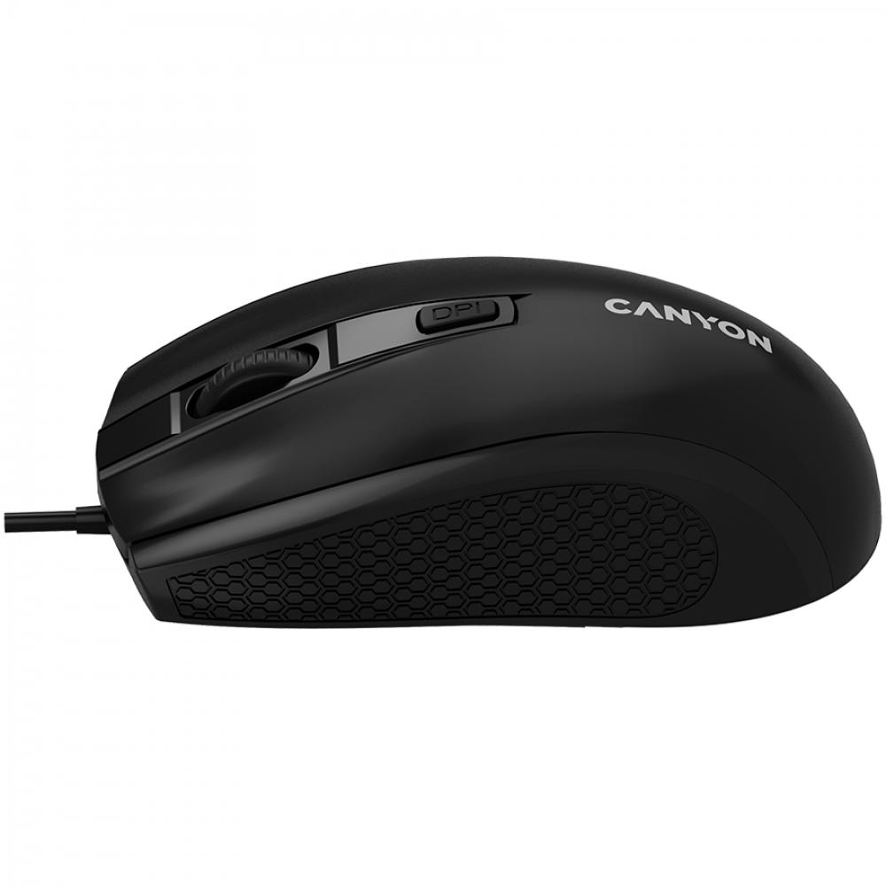 Kabelgebundene Maus Canyon M 4 1000 DPI ergonomisch schwarz