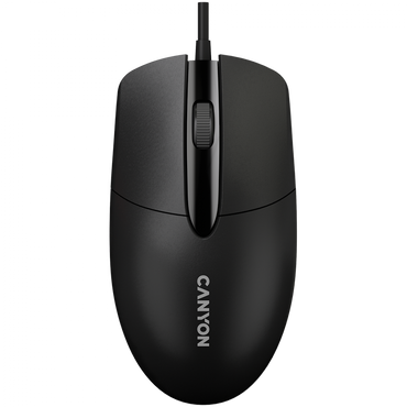 Canyon M-5 Ergonomic Wired Mouse, Black