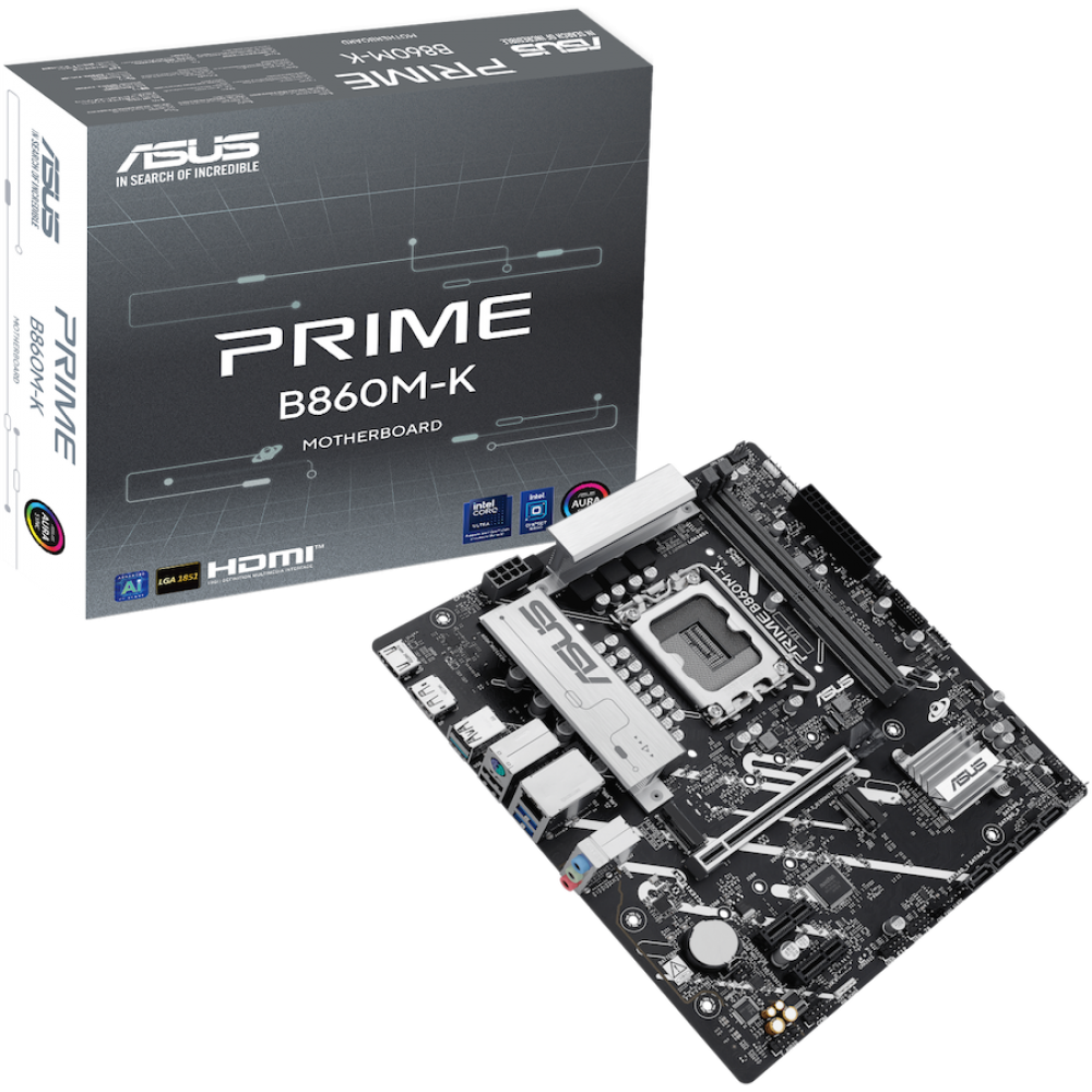 ASUS PRIME B860M K Micro ATX Mainboard 8800 MT/s
