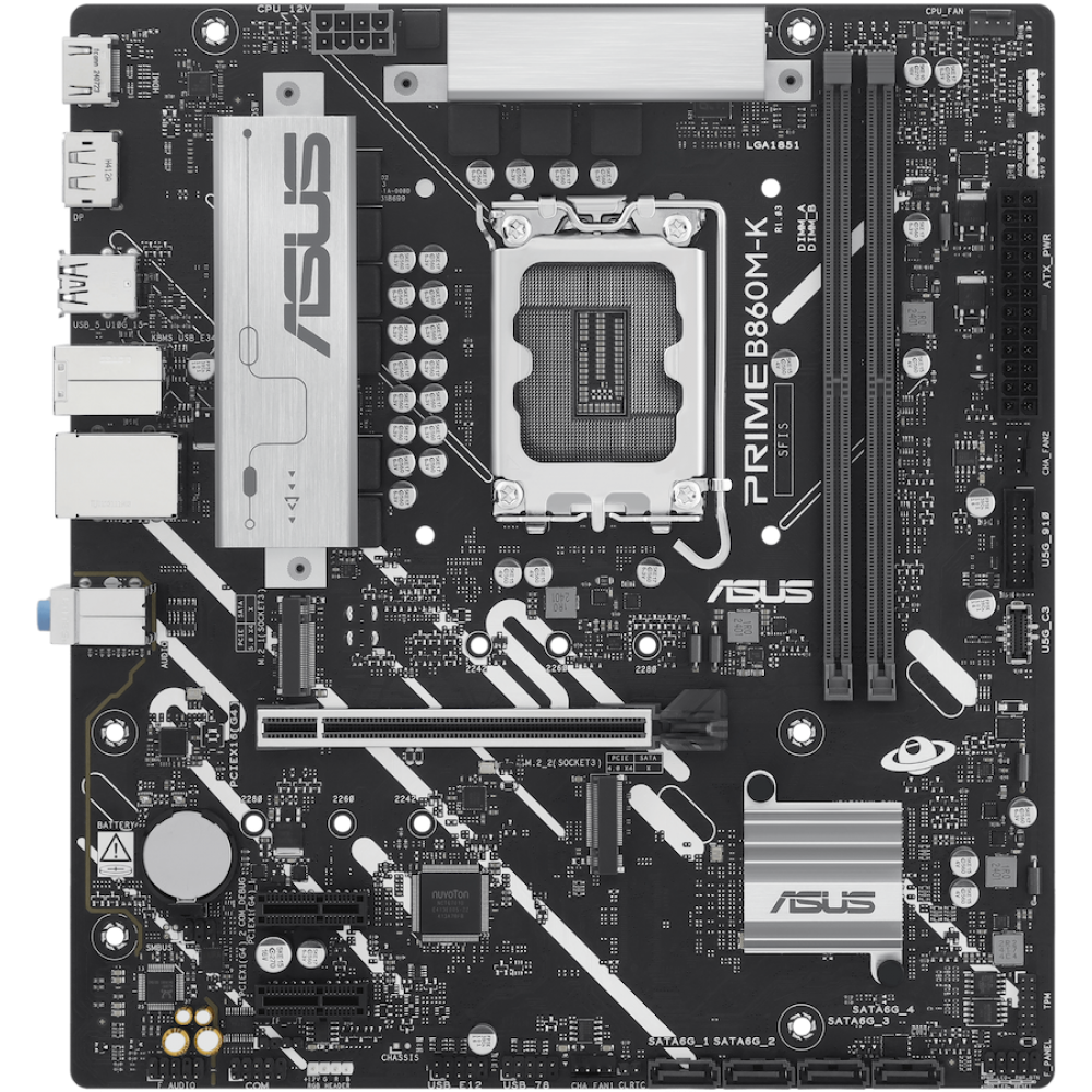 ASUS PRIME B860M K Micro ATX Mainboard 8800 MT/s