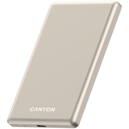 Powerbank Magsafe 5000 mAh PD20W slim Canyon OnPower 505 beige
