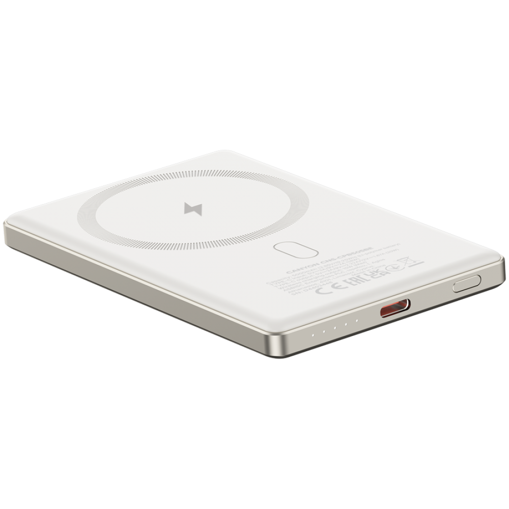 Powerbank Magsafe 5000 mAh PD20W slim Canyon OnPower 505 beige