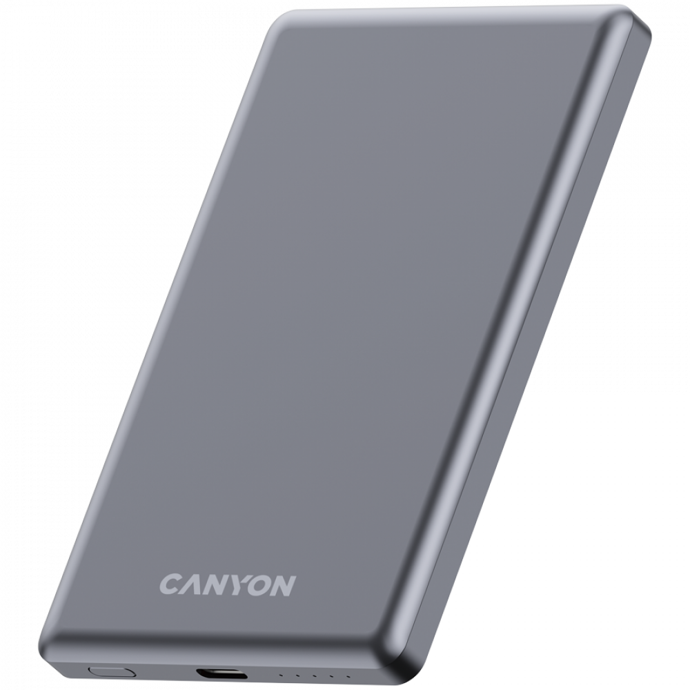 Powerbank Magsafe 5000 mAh PD 20W slim Canyon OnPower 505 Graphit
