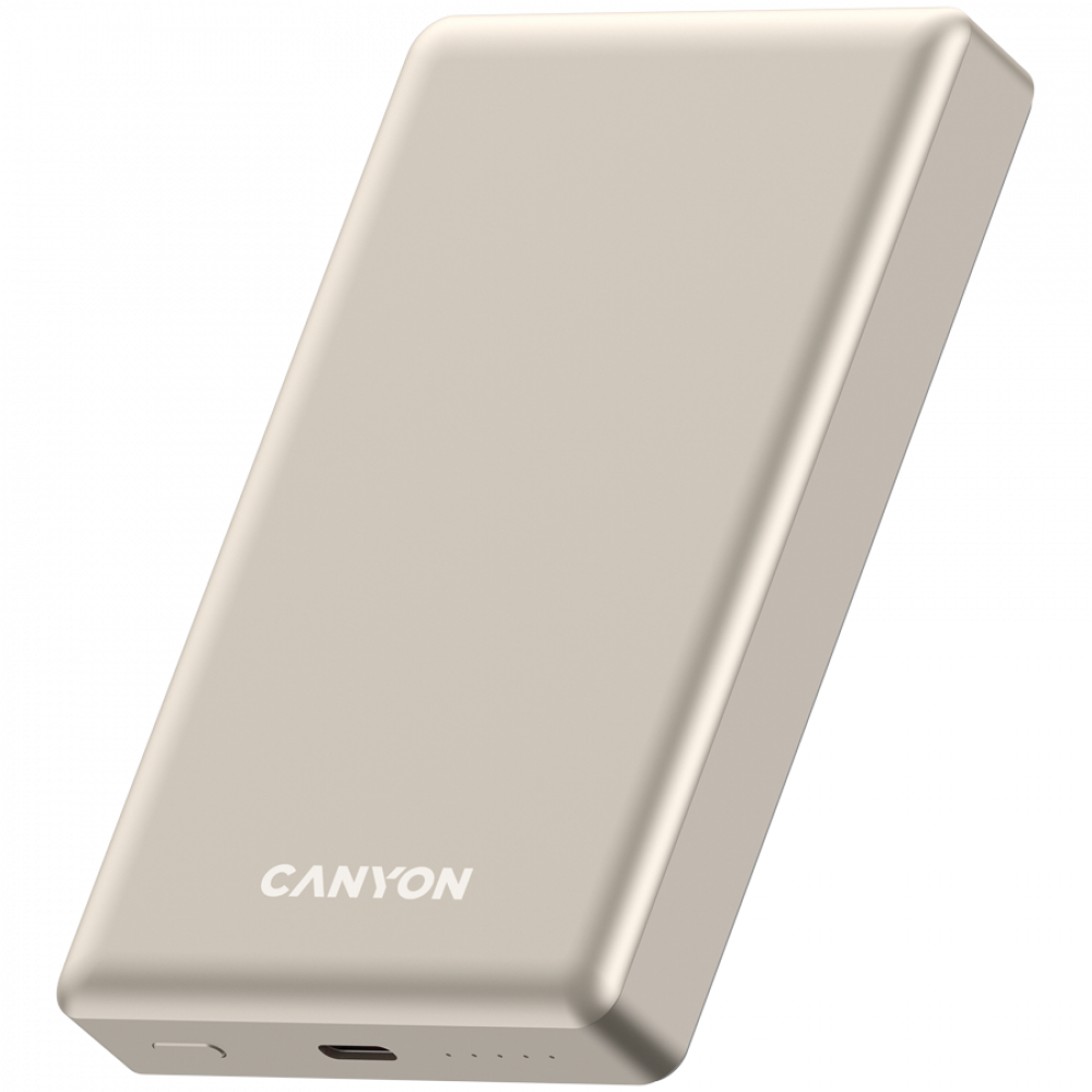 Powerbank 10000 mAh PD 20W slim Magsafe Canyon OnPower 510 beige