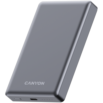 Powerbank 10000 mAh PD20W slim Magsafe Canyon OnPower 510 szary