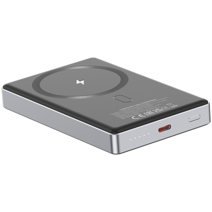 Powerbank 10000 mAh PD20W slim Magsafe Canyon OnPower 510 szary