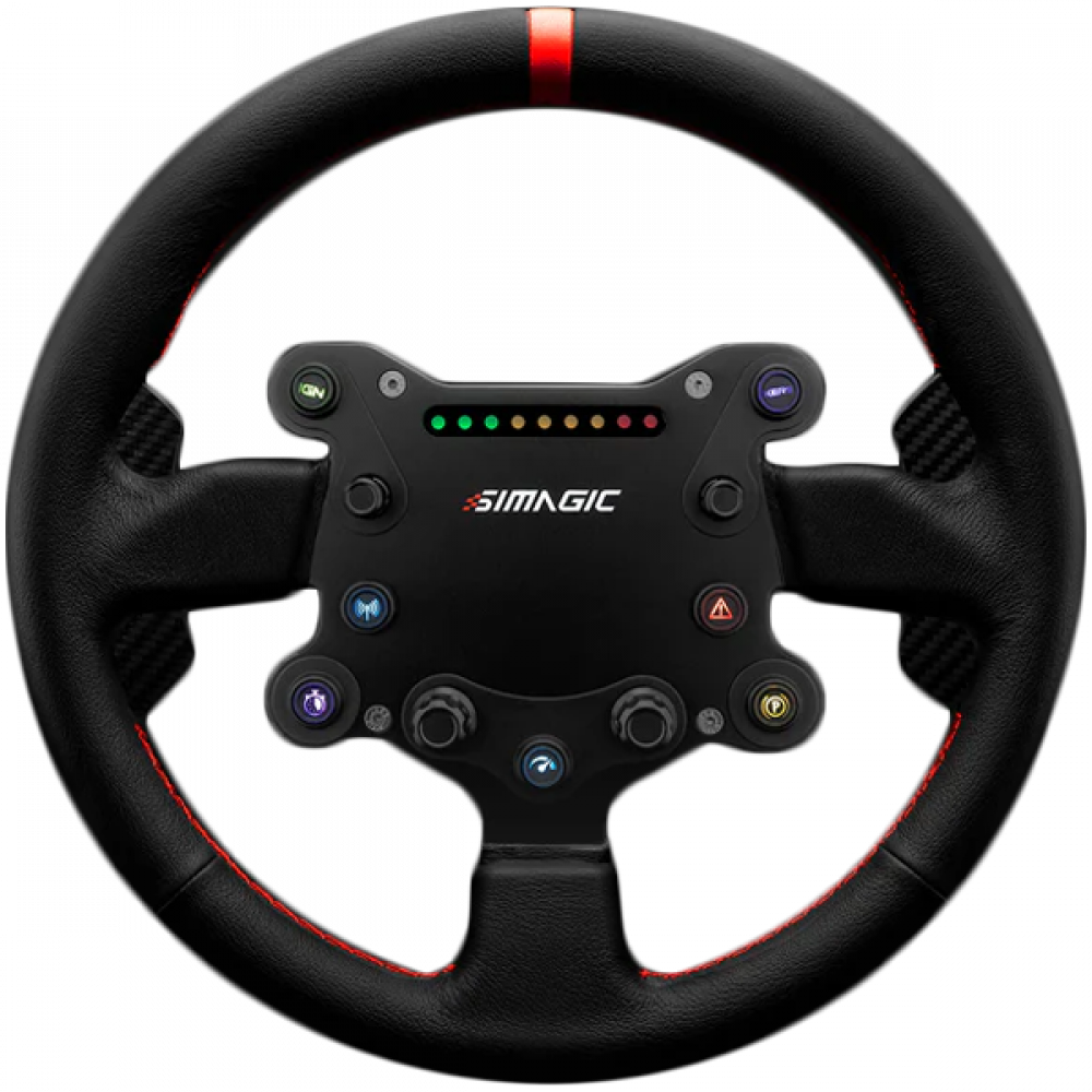 SIMAGIC Lenkrad GT Sport 300mm, QR50, Schaltwippen, Leder, S201
