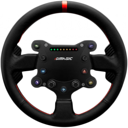 SIMAGIC Lenkrad GT Sport 300mm, QR50, Schaltwippen, Leder, S201