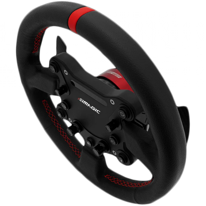 SIMAGIC Lenkrad GT Sport 300mm, QR50, Schaltwippen, Leder, S201