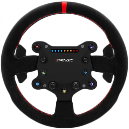 Kierownica SIMAGIC GT Sport 300 mm z RGB czarna/czerwona