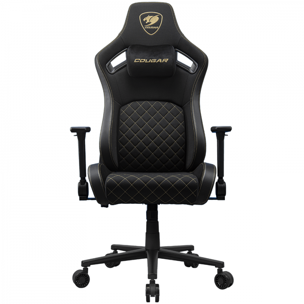 Fotel gamingowy COUGAR Defensor Gold F czarny/złoty