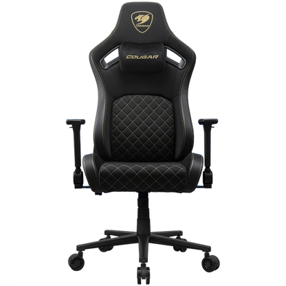 Fotel gamingowy COUGAR Defensor Gold F czarny/złoty