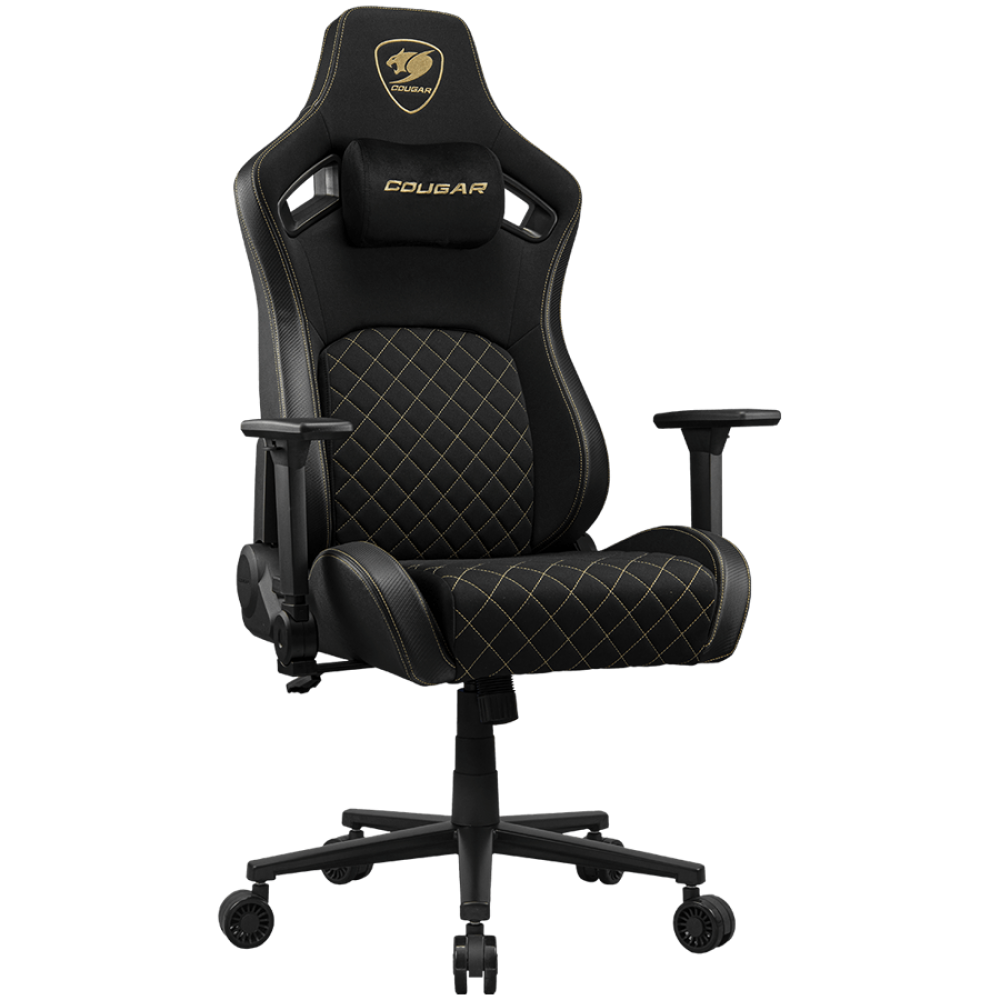 Fotel gamingowy COUGAR Defensor Gold F czarny/złoty