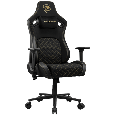 Fotel gamingowy COUGAR Defensor Gold F czarny/złoty