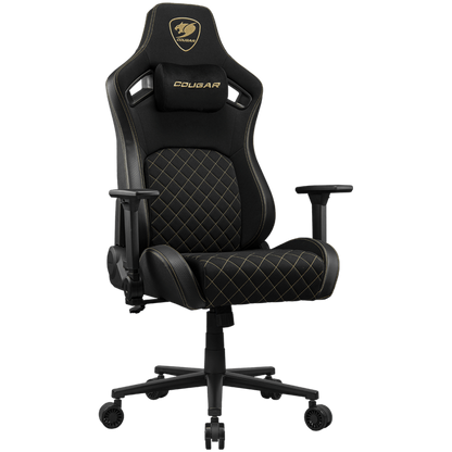 Fotel gamingowy COUGAR Defensor Gold F czarny/złoty