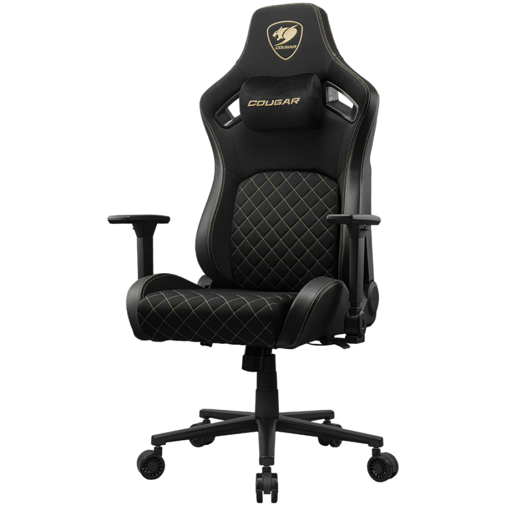 Fotel gamingowy COUGAR Defensor Gold F czarny/złoty
